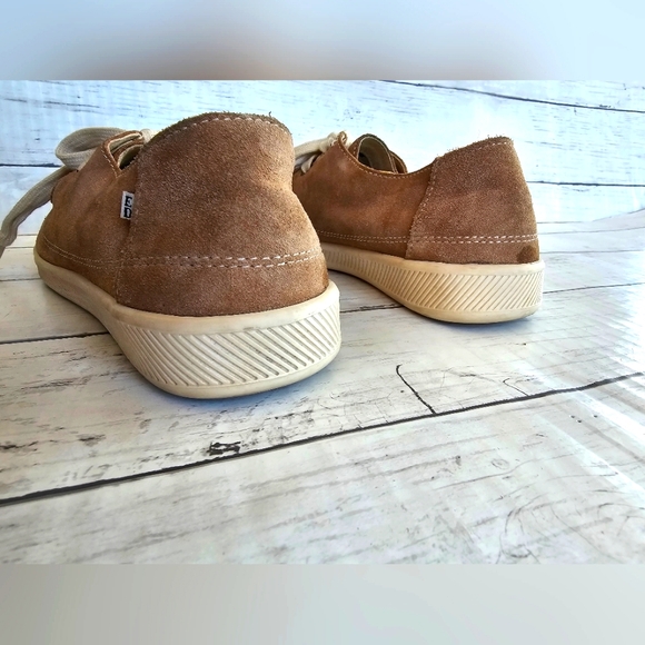 Love ED Belmont Western Boho Tan Suede Lace Up Loafer Sneakers Size 5.5M - Picture 6 of 13